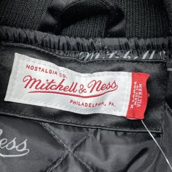NEW MITCHELL & NESS Men's Jacket Full Zip New York METS Size XL Black - Picture 6 of 8